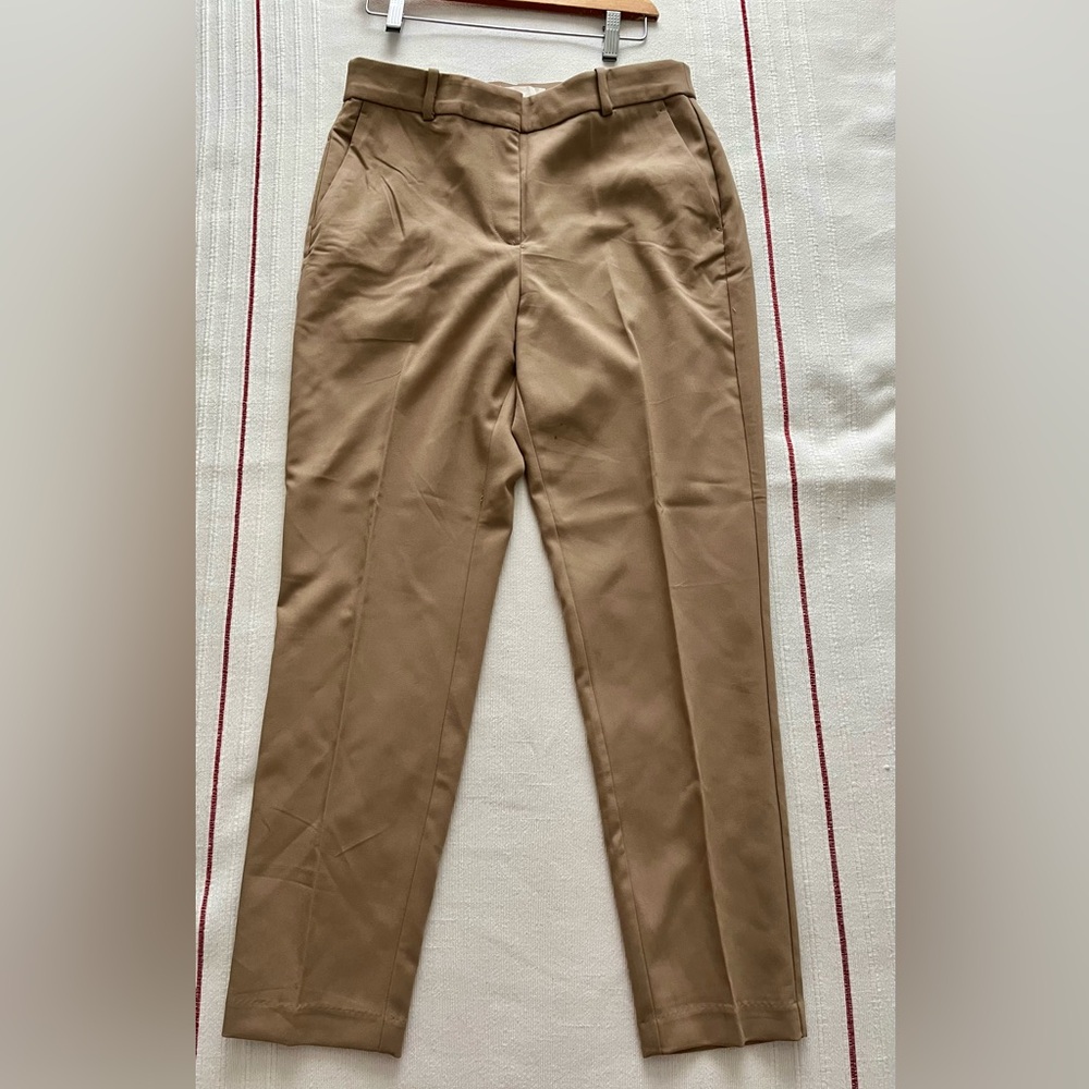 H&M camel ankle trouser size 10